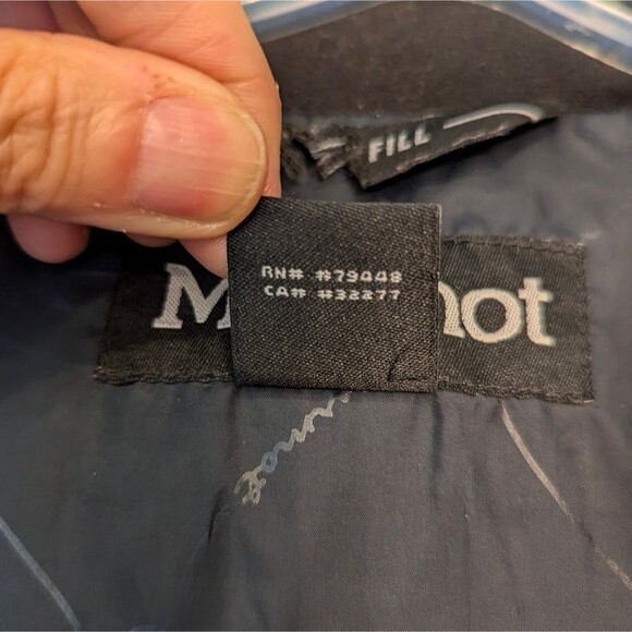 Marmot Women's 650 Fill Goose Down Quilted black Puffer Jacket Womens Full S/P - Picture 11 of 14